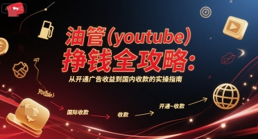 油管(youtube)挣钱全攻略：从开通广告收益到国内收款的实操指南-谷进海小站