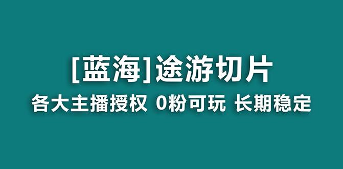 抖音途游切片，龙年第一个蓝海项目，提供授权和素材，长期稳定，月入过万-谷进海小站