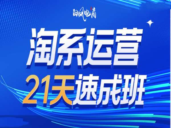 淘系运营21天速成班35期，年前最后一波和2025方向-谷进海小站