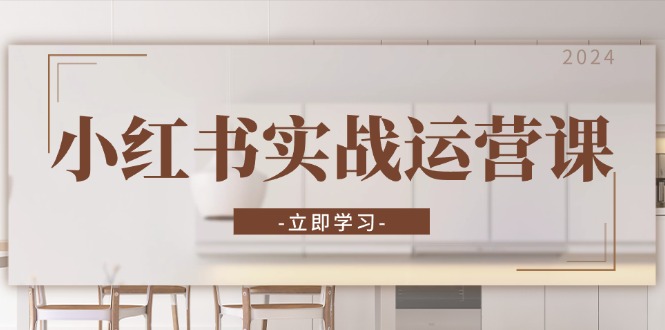 小红书实战运营课：从开通店铺到直播话术，打造爆款笔记与高效直播-谷进海小站