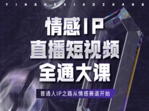 情感IP直播短视频全通大课，普通人IP之路从情感赛道开始-谷进海小站