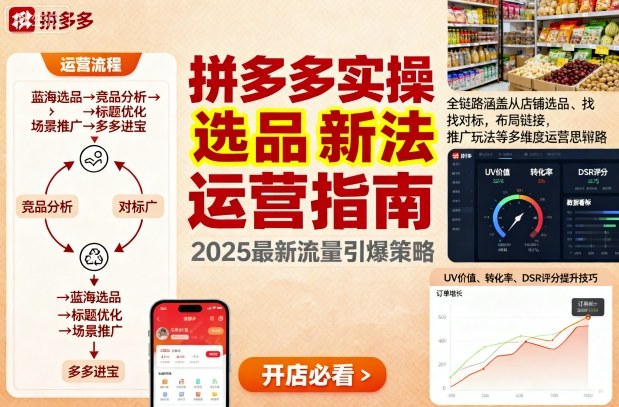 王校长9月12拼多多实操新玩法，全链路涵盖从店铺选品、找对标，布局链接，推广玩法等多维度运营思路-谷进海小站