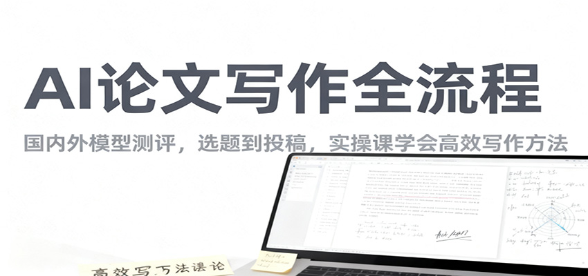 AI论文写作全流程，国内外模型测评，选题到投稿，实操课学高效写作方法-谷进海小站