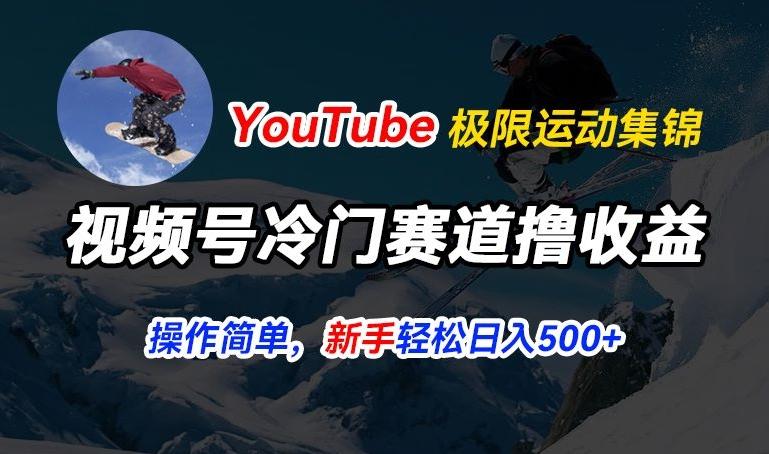 视频号冷门赛道撸收益，YouTube搬运极限运动集锦，暴力起号，操作简单流量高，轻松日入5张【揭秘】-谷进海小站