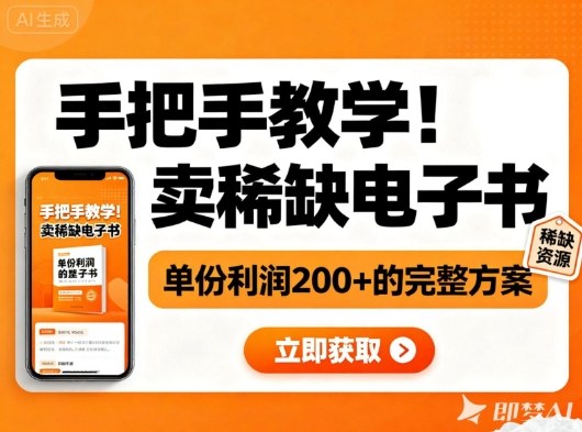 手把手教学！在小红书卖稀缺电子书，单份利润2张+的完整方案-谷进海小站