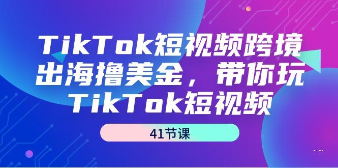 TikTok短视频跨境出海撸美金，带你玩TikTok短视频(41节课)-谷进海小站