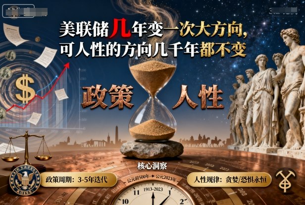 付费文章：美联储几年变一次大方向，可人性的方向几千年都不变-谷进海小站