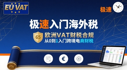极速入门海外税，欧洲VAT财税合规，从0到1入门跨境电商财税-谷进海小站