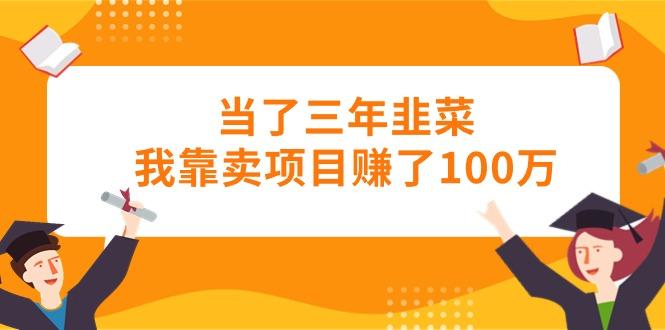 当了三年韭菜我靠卖项目赚了100万-谷进海小站