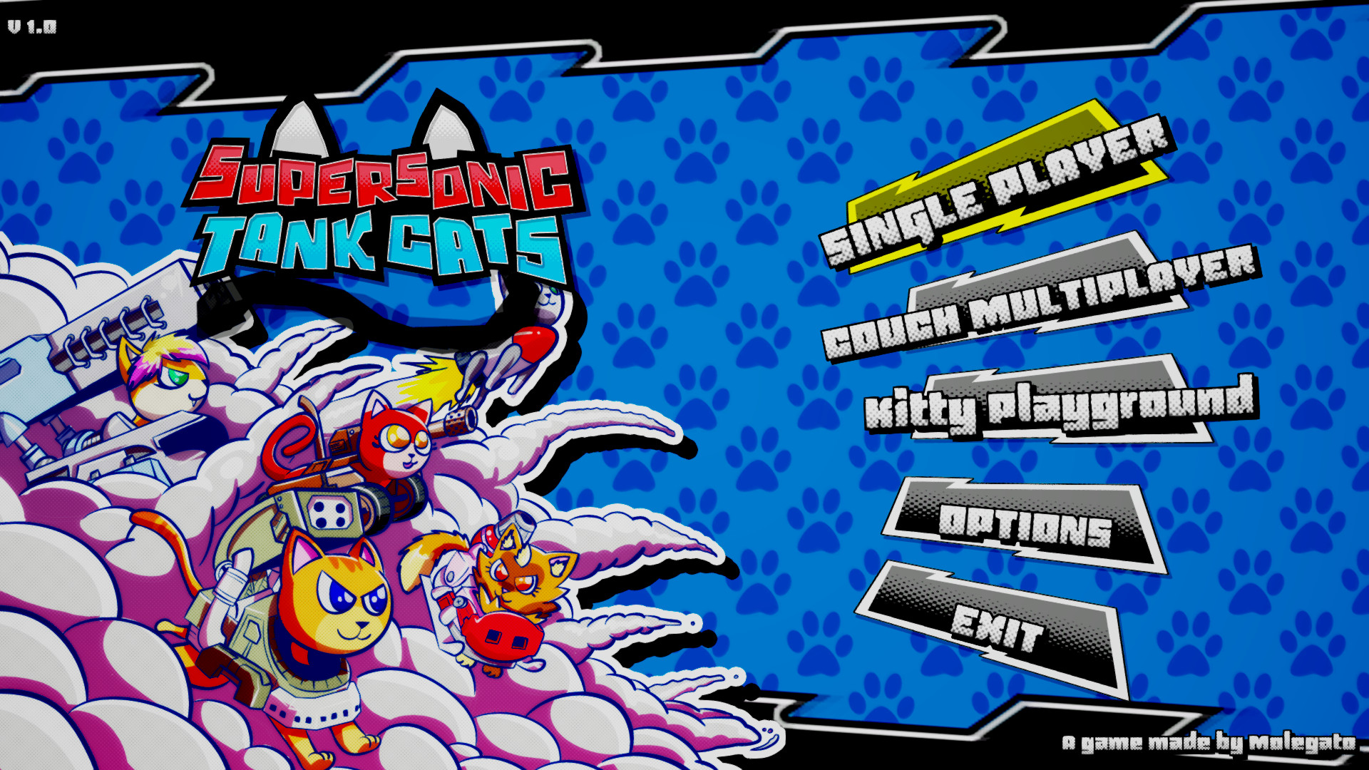 《超音速坦克猫 Supersonic Tank Cats》Switch英文版NSP下载-谷进海小站
