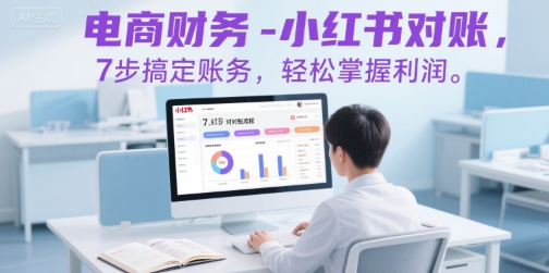 电商财务-小红书对账，7步搞定账务，轻松掌握利润-谷进海小站