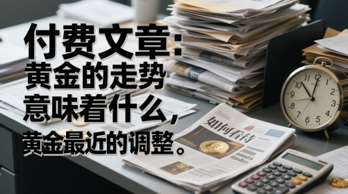 付费文章：黄金的走势意味着什么，如何看待黄金最近的调整-谷进海小站