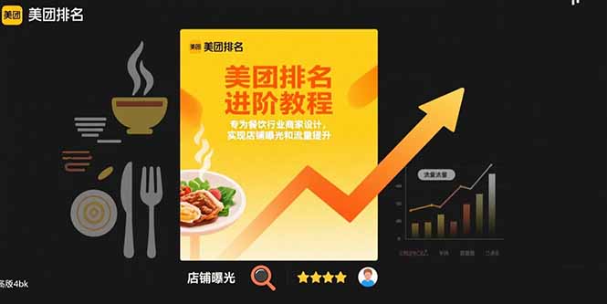 美团排名进阶教程：专为餐饮行业商家设计，实现店铺曝光和流量提升-谷进海小站