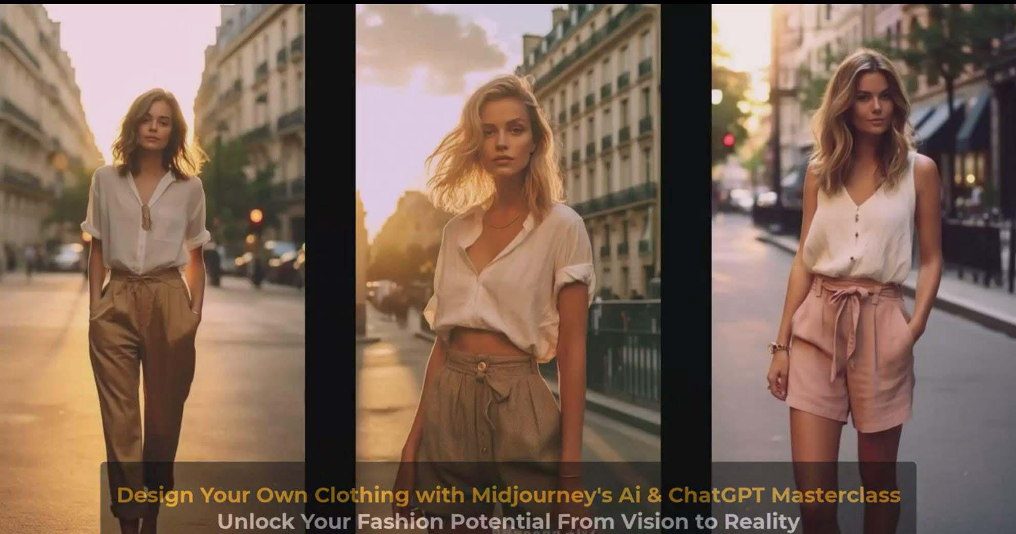 图片[9]-利用 Midjourneys Ai 人工智能设计自己的服装AI大师班-10节课-中英字幕-谷进海小站