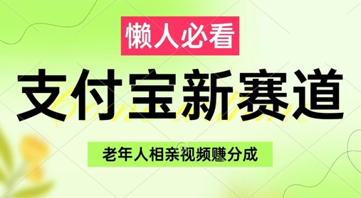 支付宝新赛道，利用老年人相亲视频，挣分成收益，轻松月入过W，操作简单-谷进海小站