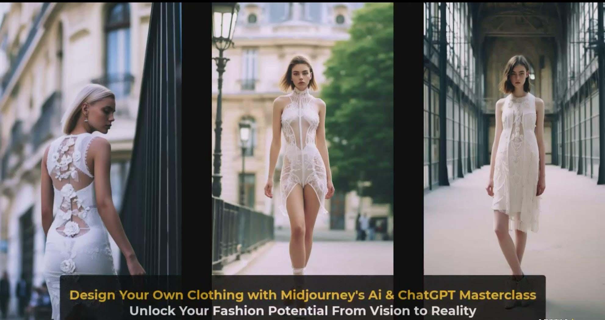 图片[4]-利用 Midjourneys Ai 人工智能设计自己的服装AI大师班-10节课-中英字幕-谷进海小站