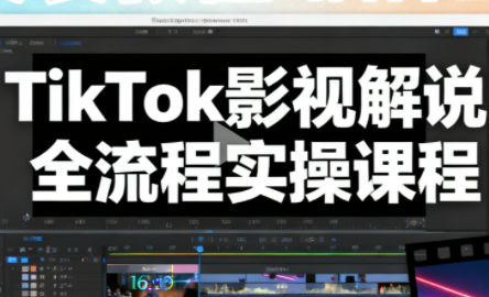 凌帧·TikTok影视解说全流程实操-谷进海小站