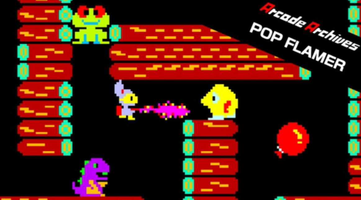 《街机：POP火焰 Arcade Archives POP FLAMER》Switch英文版NSP下载-谷进海小站