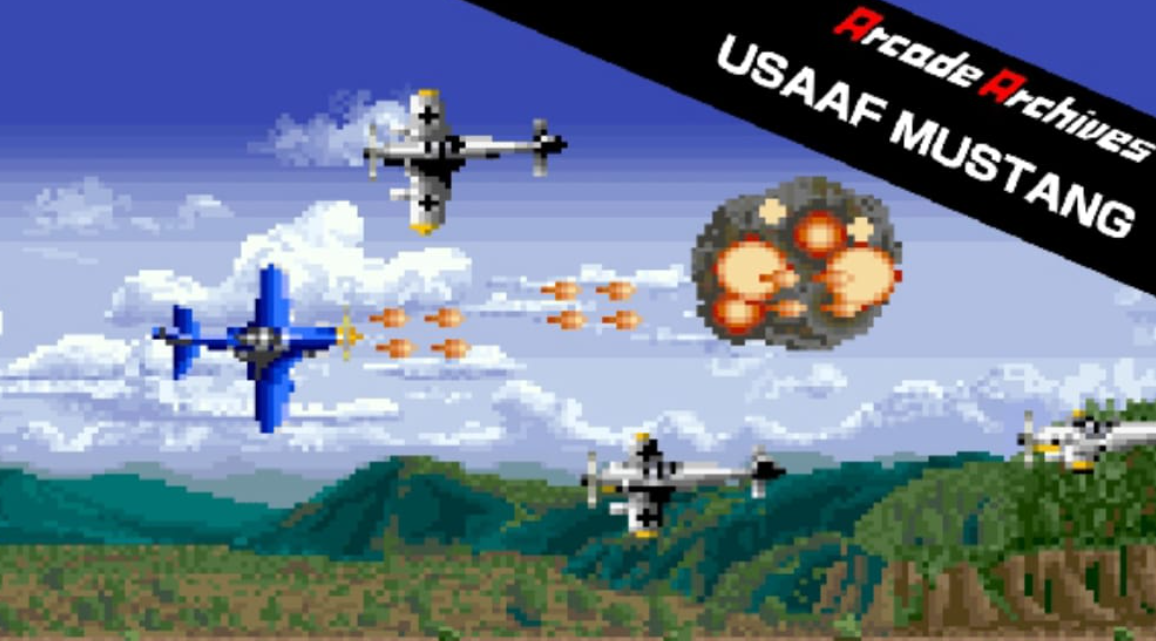 《街机：野马战机 Arcade Archives USAAF MUSTANG》Switch英文版NSP下载-谷进海小站