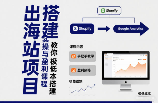 小淘出海站项目，搭建实操与盈利课程，手把手教你用极低成本搭建-谷进海小站