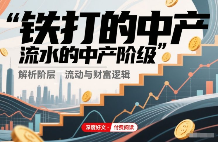 付费文章：铁打的中产，流水的中产阶级-谷进海小站