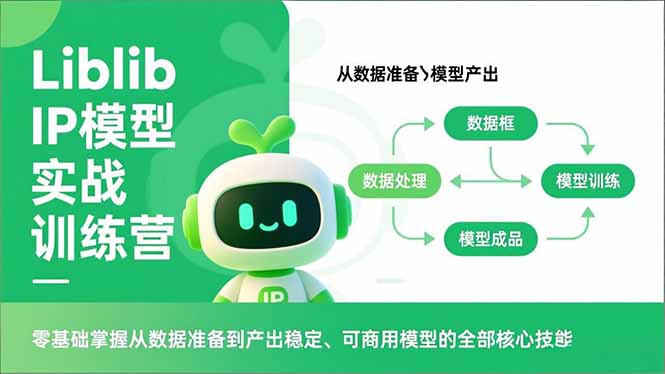 Liblib IP模型实战训练营，零基础掌握从数据准备到产出稳定、可商用模型的全部核心技能-谷进海小站