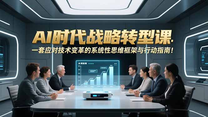 AI时代战略转型课：一套应对技术变革的系统性思维框架与行动指南！-谷进海小站