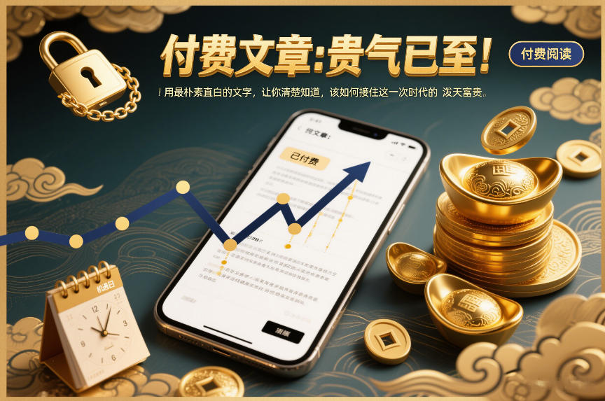 付费文章：贵气已至！用最朴素直白的文字，让你清楚知道，该如何接住这一次时代的泼天富贵-谷进海小站