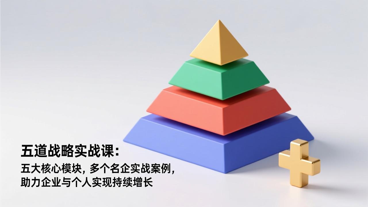 五道战略实战课：五大核心模块，多个名企实战案例，助力企业与个人实现持续增长-谷进海小站