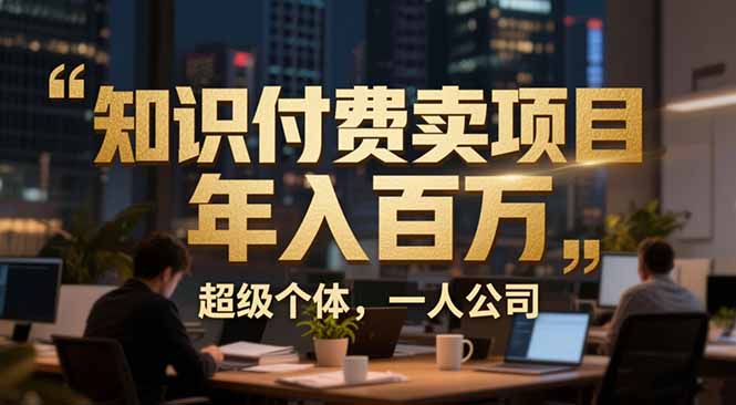从0到年入百万：超级个体实战心得公开，个人IP×精准引流×成交系统全拆解-谷进海小站
