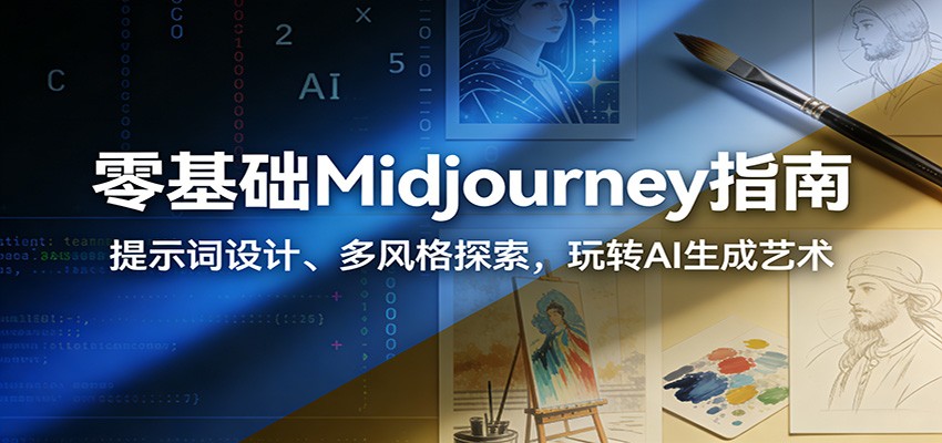 零基础Midjourney指南：提示词设计、多风格探索，玩转AI生成艺术-谷进海小站