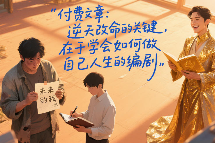 付费文章：逆天改命的关键，在于学会如何做自己人生的编剧-谷进海小站