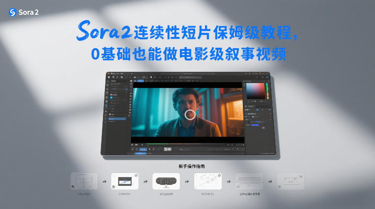 Sora2连续性短片保姆级教程，0基础也能做电影级叙事视频-谷进海小站