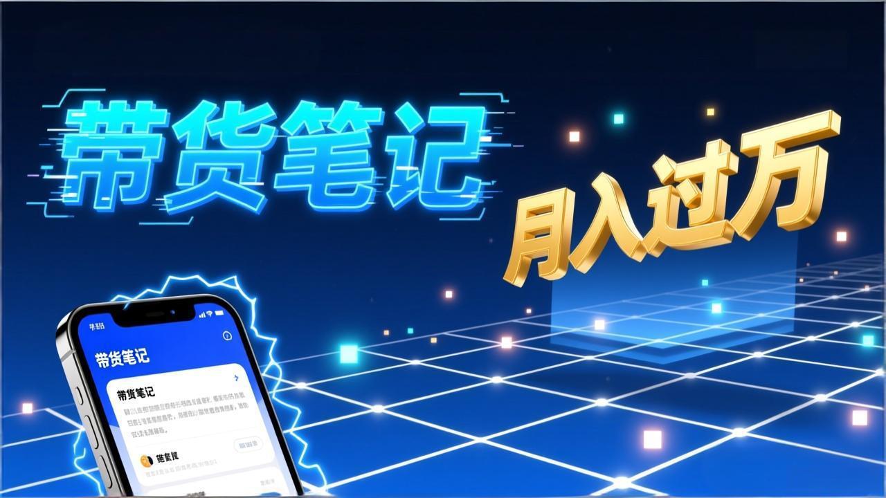 小红书爆款笔记带货实战：拆解封面标题正文全要素，手把手教你单篇笔记带货月入过万-谷进海小站