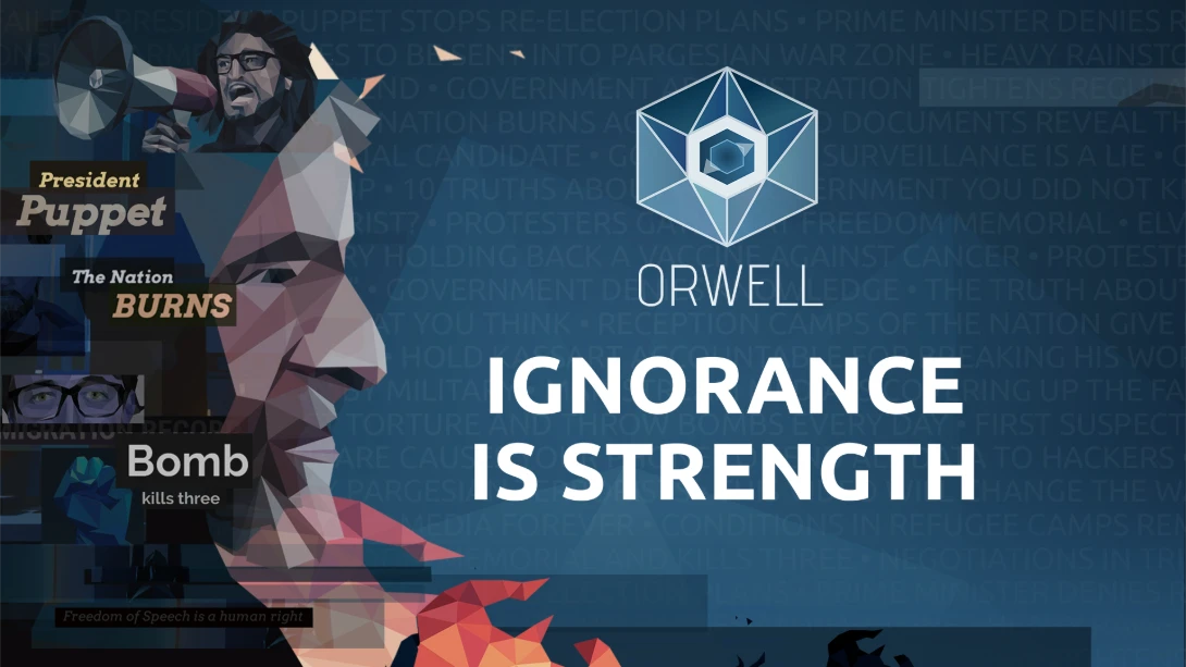 【美版】奥威尔 无知就是力量 .Orwell Ignorance is Strength 中文-谷进海小站