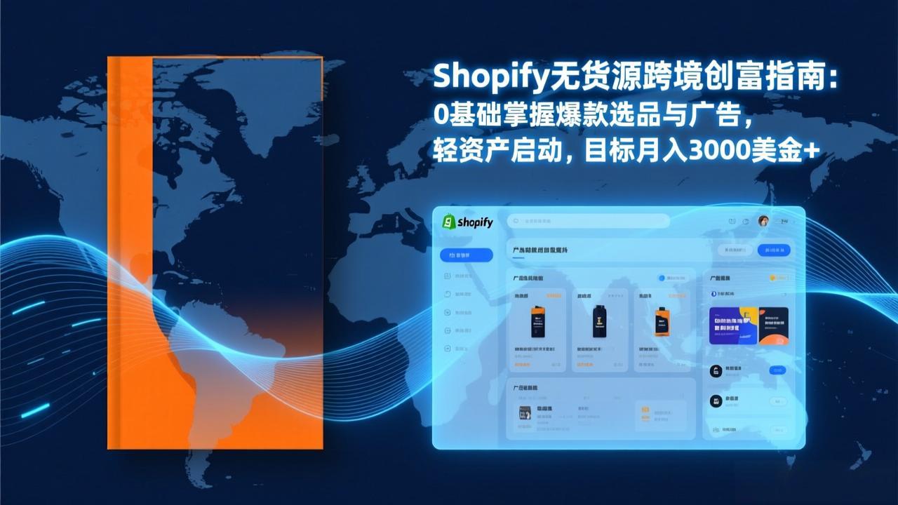 Shopify爆款打法实战：从选品到广告投放，复制爆款模型，驱动独立站月销售额破万刀-谷进海小站