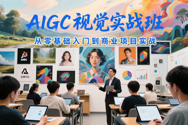 AIGC视觉实战班，从零基础入门到商业项目实战-谷进海小站
