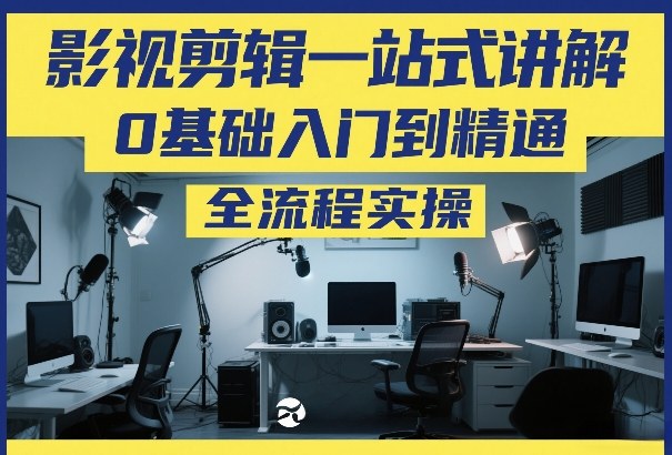 影视剪辑一站式讲解，0基础入门到精通，全流程实操-谷进海小站