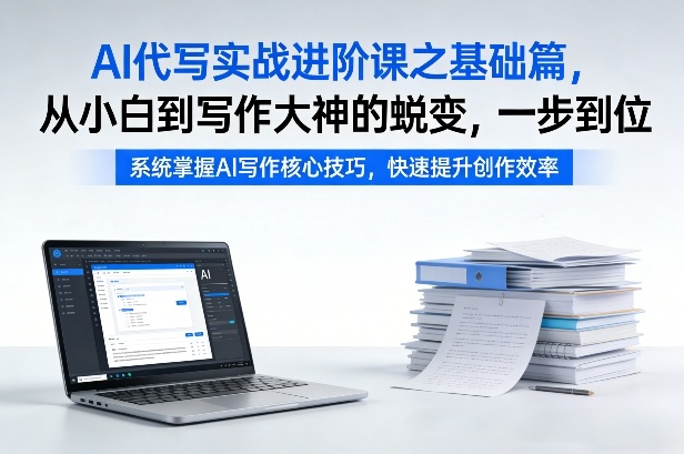 AI代写实战进阶课之基础篇，从小白到写作大神的蜕变，一步到位【揭秘】-谷进海小站