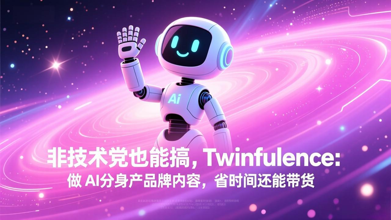 非技术党也能搞!Twinfluence:做 AI 分身产品牌内容,省时间还能带货-谷进海小站