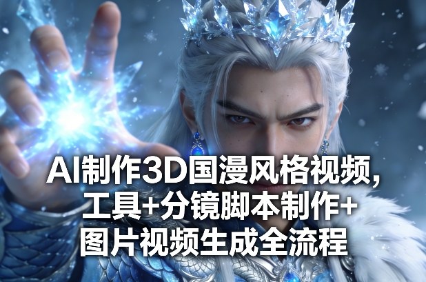AI制作3D国漫风格视频，工具+分镜脚本制作+图片视频生成全流程-谷进海小站