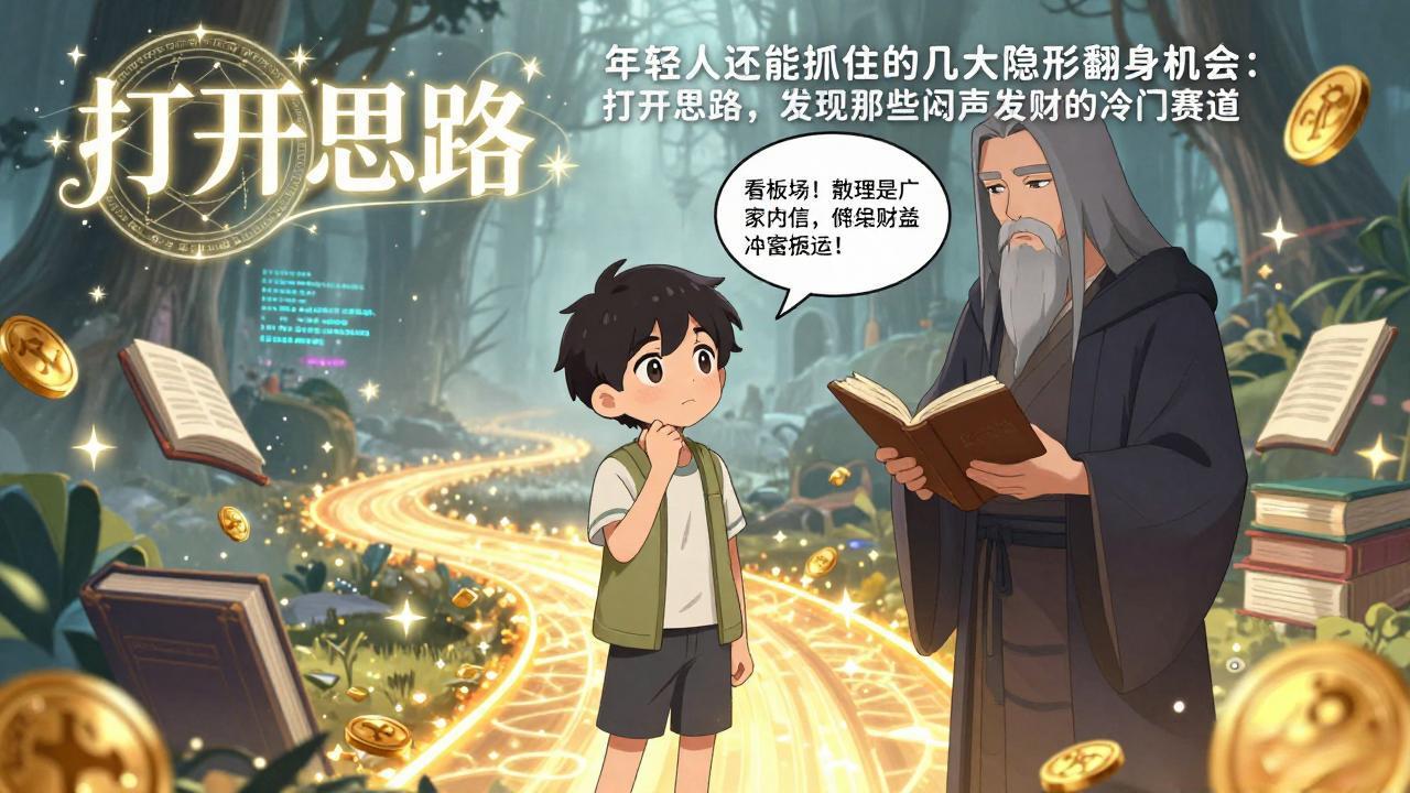 付费文1+2:年轻人还能抓住的几大隐形翻身机会:打开思路,发现那些闷声发财的冷门赛道-谷进海小站