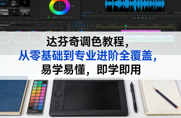 达芬奇调色教程，从零基础到专业进阶全覆盖，易学易懂，即学即用-谷进海小站