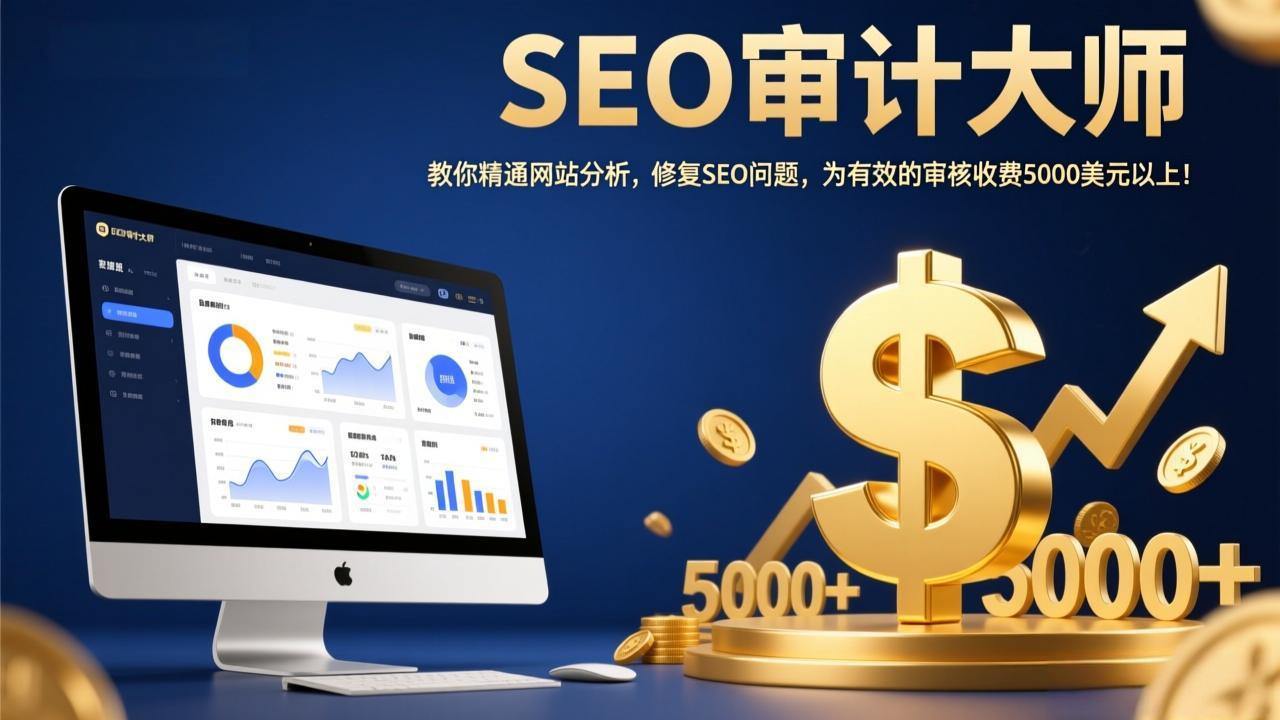 SEO审计大师：教你精通网站分析，修复SEO问题，为有效的审核收费5000美元以上！-谷进海小站