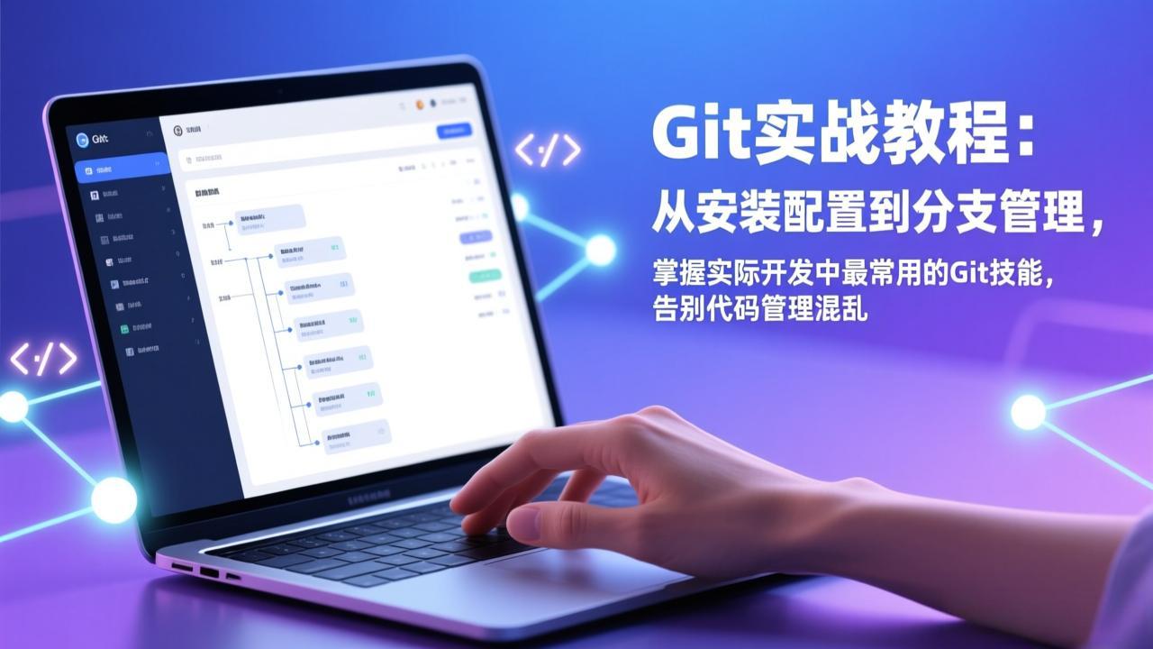Git实战教程：从安装配置到分支管理，掌握实际开发中最常用的Git技能，告别代码管理混乱-谷进海小站