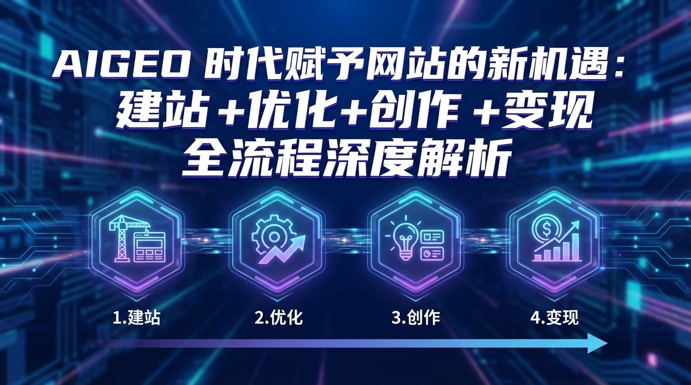 AIGEO+时代赋予网站的新机遇：建站+优化+创作+变现+全流程深度解析-谷进海小站