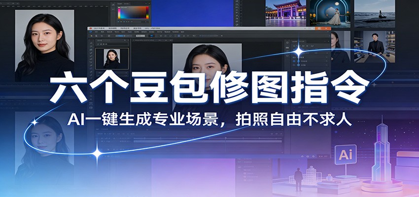 六个豆包修图指令:AI 一键生成专业场景,拍照自由不求人-谷进海小站