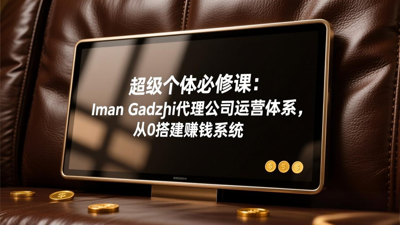 超级个体必修课：Iman Gadzhi代理公司运营体系，从0搭建赚钱系统-谷进海小站
