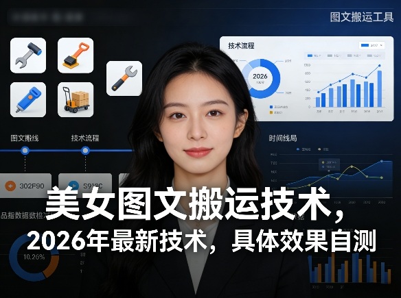 美女图文搬运技术，2026年最新技术，具体效果自测-谷进海小站