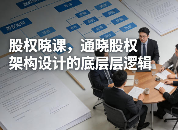 股权晓课，通晓股权架构设计的底层逻辑-谷进海小站